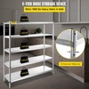 image:imageVEVOR Storage Shelf 5Tier Storage Shelving Unit Stainless Steel Garage Shelf Heavy Duty Storage Shelving 1650 Lbs Total Capacity with Adjustable Height5Tier 71x18x71