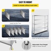 image:imageVEVOR Storage Shelf 5Tier Storage Shelving Unit Stainless Steel Garage Shelf Heavy Duty Storage Shelving 1650 Lbs Total Capacity with Adjustable Height5Tier 60x185x72