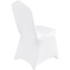 image:imageVEVOR 150 Pcs White Chair Covers Polyester Spandex Chair Cover Stretch Slipcovers for Wedding Party Dining Banquet FlatFront Chair Cover150