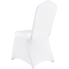 image:imageVEVOR 150 Pcs White Chair Covers Polyester Spandex Chair Cover Stretch Slipcovers for Wedding Party Dining Banquet FlatFront Chair Cover150