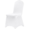 image:imageVEVOR 150 Pcs White Chair Covers Polyester Spandex Chair Cover Stretch Slipcovers for Wedding Party Dining Banquet FlatFront Chair Cover150