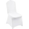 image:imageVEVOR 150 Pcs White Chair Covers Polyester Spandex Chair Cover Stretch Slipcovers for Wedding Party Dining Banquet FlatFront Chair Cover150