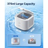 image:imageUltrasonic Retainer Cleaner Phniti 48kHz Professional Ultrasonic Cleaner Machine for Retainers Jewelry Dentures Mouth Guard Aligner Toothbrush Heads 13OZ Portable Dental CleaningWhite