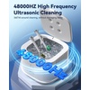 image:imageUltrasonic Retainer Cleaner Phniti 48kHz Professional Ultrasonic Cleaner Machine for Retainers Jewelry Dentures Mouth Guard Aligner Toothbrush Heads 13OZ Portable Dental CleaningWhite