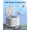 image:imageUltrasonic Retainer Cleaner Phniti 48kHz Professional Ultrasonic Cleaner Machine for Retainers Jewelry Dentures Mouth Guard Aligner Toothbrush Heads 13OZ Portable Dental CleaningWhite