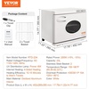 image:imageVEVOR 23L Large Capacity Hot Warmers with See Through Window Two Stainless Steel Racks Holds up 5060 Towels 2in1 Quick and AllRound Heating for Facials SPA Massage Salon White23L