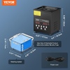 image:imageVEVOR 2L Ultra Sonic Cleaner 60W Digital Sonic Cleaning Machine with Gentle Mode amp Upgraded Degassing 40kHz Ultrasound Cleaner Machine with Heater amp Timer for Jewelry Glasses Tools Retainer2L