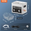 image:imageVEVOR 2L Ultrasonic Cleaner with Heater Timer amp Basket Professional Digital Sonic Cavitation Machine 60W Cleaning Machine for Watch Instruments Glasses Coin Metal Parts Tool10L