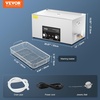 image:imageVEVOR 2L Ultrasonic Cleaner with Heater Timer amp Basket Professional Digital Sonic Cavitation Machine 60W Cleaning Machine for Watch Instruments Glasses Coin Metal Parts Tool22L