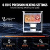 image:imageVEVOR 2L Ultrasonic Cleaner with Heater Timer amp Basket Professional Digital Sonic Cavitation Machine 60W Cleaning Machine for Watch Instruments Glasses Coin Metal Parts Tool2L