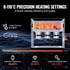 image:imageVEVOR 2L Ultrasonic Cleaner with Heater Timer amp Basket Professional Digital Sonic Cavitation Machine 60W Cleaning Machine for Watch Instruments Glasses Coin Metal Parts Tool6L