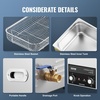image:imageVEVOR 2L Ultrasonic Cleaner with Heater Timer amp Basket Professional Digital Sonic Cavitation Machine 60W Cleaning Machine for Watch Instruments Glasses Coin Metal Parts Tool22L