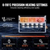 image:imageVEVOR 2L Ultrasonic Cleaner with Heater Timer amp Basket Professional Digital Sonic Cavitation Machine 60W Cleaning Machine for Watch Instruments Glasses Coin Metal Parts Tool30L