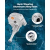 image:imageVEVOR Boat Steering System Kit 10111213141516FT Outboard Boat Steering Control Cable 135 Steering Wheel 34 Tapered Shaft Alloy Marine Steering System for Yachts Fishing Boats15FT