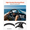 image:imageVEVOR Boat Steering System Kit 10111213141516FT Outboard Boat Steering Control Cable 135 Steering Wheel 34 Tapered Shaft Alloy Marine Steering System for Yachts Fishing Boats13FT