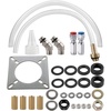 image:imageVEVOR Hydraulic Outboard Steering Kit 90150300HP Helm Pump Marine Boat Hydraulic Steering System 135 inch Steering Wheel with 1026 ft Hydraulic Nylon Hose Option300hp With 18hose