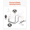 image:imageVEVOR Hydraulic Outboard Steering Kit 90150300HP Helm Pump Marine Boat Hydraulic Steering System 135 inch Steering Wheel with 1026 ft Hydraulic Nylon Hose Option90hp With 26hose