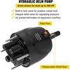 image:imageVEVOR Hydraulic Outboard Steering Kit 90150300HP Helm Pump Marine Boat Hydraulic Steering System 135 inch Steering Wheel with 1026 ft Hydraulic Nylon Hose Option300hp With 18hose