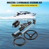 image:imageVEVOR Hydraulic Outboard Steering Kit 90150300HP Helm Pump Marine Boat Hydraulic Steering System 135 inch Steering Wheel with 1026 ft Hydraulic Nylon Hose Option300hp With 20hose