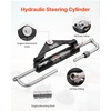 image:imageVEVOR Hydraulic Outboard Steering Kit 90150300HP Helm Pump Marine Boat Hydraulic Steering System 135 inch Steering Wheel with 1026 ft Hydraulic Nylon Hose Option150hp With 26hose