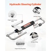 image:imageVEVOR Hydraulic Outboard Steering Kit 90150300HP Helm Pump Marine Boat Hydraulic Steering System 135 inch Steering Wheel with 1026 ft Hydraulic Nylon Hose Option90hp With 26hose