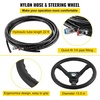 image:imageVEVOR Hydraulic Outboard Steering Kit 90150300HP Helm Pump Marine Boat Hydraulic Steering System 135 inch Steering Wheel with 1026 ft Hydraulic Nylon Hose Option300hp With 22hose