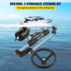 image:imageVEVOR Hydraulic Outboard Steering Kit 90150300HP Helm Pump Marine Boat Hydraulic Steering System 135 inch Steering Wheel with 1026 ft Hydraulic Nylon Hose Option300hp Without Hose
