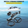 image:imageVEVOR Hydraulic Outboard Steering Kit 90150300HP Helm Pump Marine Boat Hydraulic Steering System 135 inch Steering Wheel with 1026 ft Hydraulic Nylon Hose Option300hp With 16hose