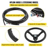 image:imageVEVOR Hydraulic Outboard Steering Kit 90150300HP Helm Pump Marine Boat Hydraulic Steering System 135 inch Steering Wheel with 1026 ft Hydraulic Nylon Hose Option300hp With 14hose
