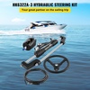image:imageVEVOR Hydraulic Outboard Steering Kit 90150300HP Helm Pump Marine Boat Hydraulic Steering System 135 inch Steering Wheel with 1026 ft Hydraulic Nylon Hose Option300hp With 22hose