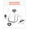 image:imageVEVOR Hydraulic Outboard Steering Kit 90150300HP Helm Pump Marine Boat Hydraulic Steering System 135 inch Steering Wheel with 1026 ft Hydraulic Nylon Hose Option150hp With 26hose