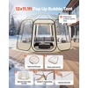 image:imageVEVOR Pop up Bubble Tent 12 x 111 ft Waterproof amp UVResistant Clear Camping Tent Shelter Outdoor Garden Dome Igloo Tents with Windows 540 Panoramic View for 1012 Persons Patio BackyardTransparent 12ft Bubble Tent for 810 Person