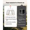 image:imageVEVOR Pop up Bubble Tent 12 x 111 ft Waterproof amp UVResistant Clear Camping Tent Shelter Outdoor Garden Dome Igloo Tents with Windows 540 Panoramic View for 1012 Persons Patio BackyardTransparent 12ft Bubble Tent for 810 Person