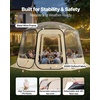 image:imageVEVOR Pop up Bubble Tent 12 x 111 ft Waterproof amp UVResistant Clear Camping Tent Shelter Outdoor Garden Dome Igloo Tents with Windows 540 Panoramic View for 1012 Persons Patio BackyardTransparent 12ft Bubble Tent for 810 Person
