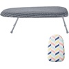 image:imageVEVOR Tabletop Ironing Board 234 x 144 Small Iron Board with Heat Resistant Cover and 100 Cotton Cover Mini Ironing Board with 7mm Thickened Needle Cotton Layer for Small Spaces Travel Use234 x 144