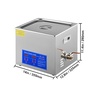 image:imageVEVOR Ultrasonic Professional Cleaner 30 L Ultrasound Jewelry Cleaner with Digital Timer amp Heater Stainless Steel Industrial Sonic Cleaner 40kHz for Glasses Watches Rings Small Parts15L