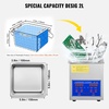 image:imageVEVOR Ultrasonic Professional Cleaner 30 L Ultrasound Jewelry Cleaner with Digital Timer amp Heater Stainless Steel Industrial Sonic Cleaner 40kHz for Glasses Watches Rings Small Parts2L