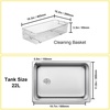 image:imageVEVOR Ultrasonic Professional Cleaner 30 L Ultrasound Jewelry Cleaner with Digital Timer amp Heater Stainless Steel Industrial Sonic Cleaner 40kHz for Glasses Watches Rings Small Parts22L