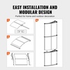 image:imageVEVOR Window Door Awning Canopy 40 x 40 UPF 50 Polycarbonate Entry Door Outdoor Window Awning Exterior Front Door Overhang Awning for Sun Shutter UV Rain Snow Protection Hollow Sheet