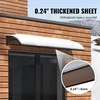 image:imageVEVOR Window Door Awning Canopy 40 x 40 UPF 50 Polycarbonate Entry Door Outdoor Window Awning Exterior Front Door Overhang Awning for Sun Shutter UV Rain Snow Protection Hollow Sheet