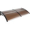 image:imageVEVOR Window Door Awning Canopy 78 x 38 UPF 50 Polycarbonate Entry Door Outdoor Window Awning Exterior Front Door Overhang Awning for Sun Shutter UV Rain Snow Protection Hollow Sheet
