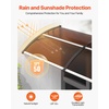image:imageVEVOR Window Door Awning Canopy 78 x 38 UPF 50 Polycarbonate Entry Door Outdoor Window Awning Exterior Front Door Overhang Awning for Sun Shutter UV Rain Snow Protection Hollow Sheet