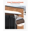 image:imageVEVOR Window Door Awning Canopy 78 x 38 UPF 50 Polycarbonate Entry Door Outdoor Window Awning Exterior Front Door Overhang Awning for Sun Shutter UV Rain Snow Protection Hollow Sheet