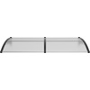 image:imageVEVOR Window Door Awning Canopy 78 x38 UPF 50 Polycarbonate Entry Door Outdoor Window Awning Exterior Front Door Overhang Awning for Sun Shutter UV Rain or Snow Protection Transparent