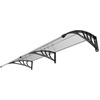image:imageVEVOR Window Door Awning Canopy 78 x38 UPF 50 Polycarbonate Entry Door Outdoor Window Awning Exterior Front Door Overhang Awning for Sun Shutter UV Rain or Snow Protection Transparent