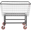 image:imageVEVOR Wire Laundry Cart 28Bushel Wire Laundry Basket with Wheels 267x217x264 Commercial Basket Cart Steel Frame with Chrome Finish 4 Casters38 Bushel325x213x299