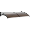 image:imageVEVOR Window Door Awning Canopy 78 x 38 UPF 50 Polycarbonate Entry Door Outdoor Window Awning Exterior Front Door Overhang Awning for Sun Shutter UV Rain Snow Protection Hollow Sheet