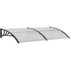 image:imageVEVOR Window Door Awning Canopy 78 x38 UPF 50 Polycarbonate Entry Door Outdoor Window Awning Exterior Front Door Overhang Awning for Sun Shutter UV Rain or Snow Protection Transparent