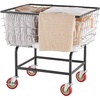 image:imageVEVOR Wire Laundry Cart 28Bushel Wire Laundry Basket with Wheels 267x217x264 Commercial Basket Cart Steel Frame with Chrome Finish 4 Casters28 Bushel267x217x264