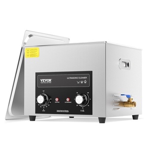 image:imageVEVOR 2L Ultrasonic Cleaner with Heater Timer amp Basket Professional Digital Sonic Cavitation Machine 60W Cleaning Machine for Watch Instruments Glasses Coin Metal Parts Tool15L